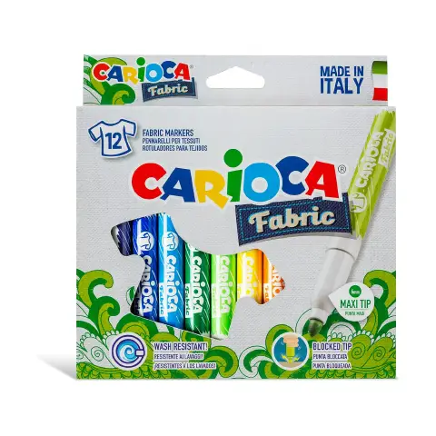 Pennarelli per Stoffa Fabric 12 Colori