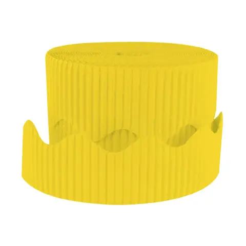 Bordi Cartondulato Onde Giallo
