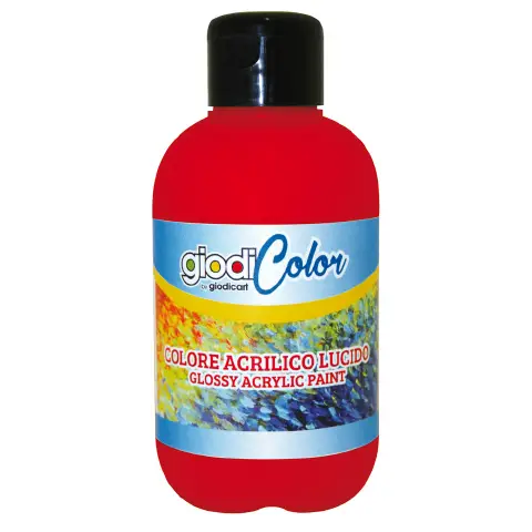 Tempera Acrilica 250 ml. Rosso