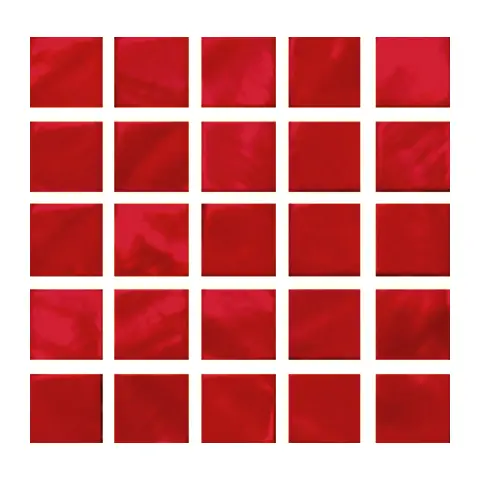 Tessere Mosaico Marmorizzate Rosso