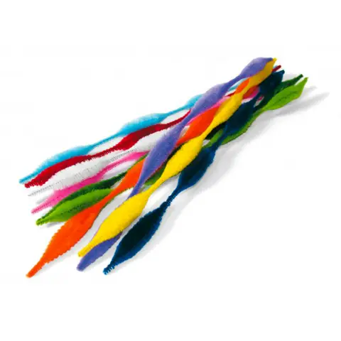 Ciniglia a Elica Colorata 30 cm. 48 Pezzi