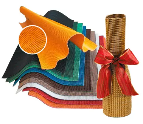 Set 10 Cartoncini Elasticizzati cm. 35x50 Rosso
