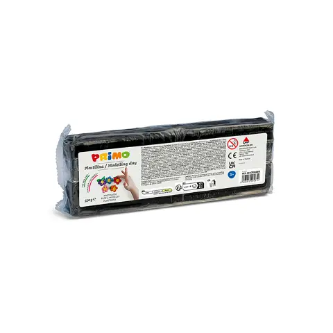 Plastilina Primo panetto 550 gr Nera