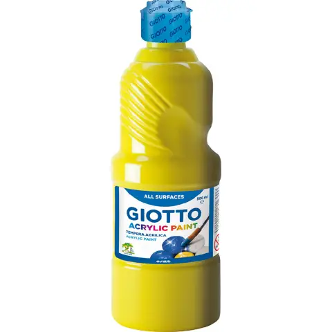 Tempera Acrilica Giotto 500 ml Giallo