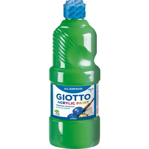 Tempera Acrilica Giotto 500 ml Verde
