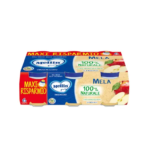 Omogeneizzato Frutta Mela - 100g x 6