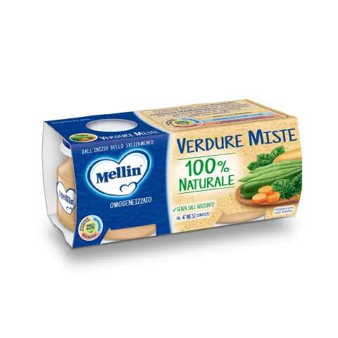 Mellin Omogeneizzato gr.80x2 Verdure Miste
