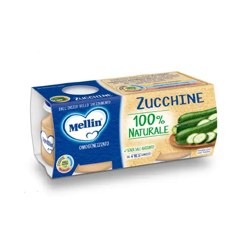 Omogeneizzato Zucchine Mellin - 80g x 2