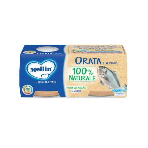 Omogeneizzato Pesce Orata Mellin - 80g x 2