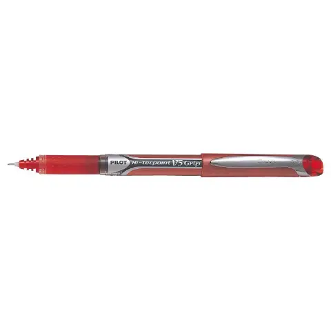 Blister Penna Pilot V5 Grip Punta Fine Rossa