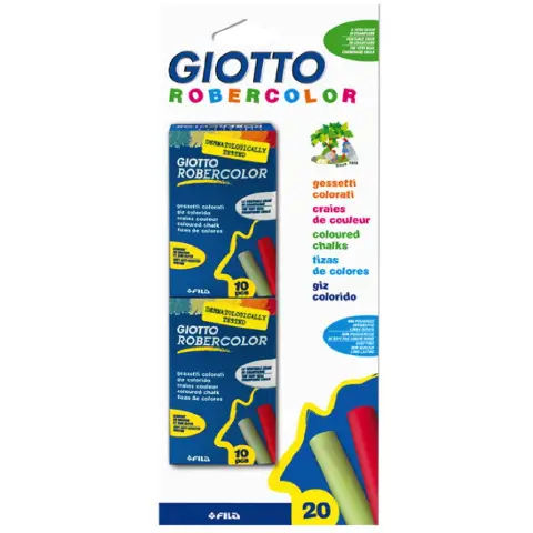 Gessi Colorati Giotto 2 Astucci da 10