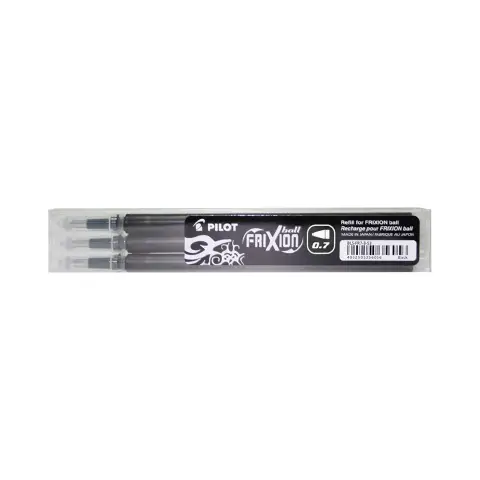 Set 3 Refill Sfera Frixion Nera 0.7 mm