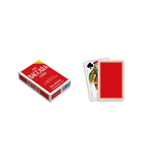 Baccarà Lusso Rosso Plastica