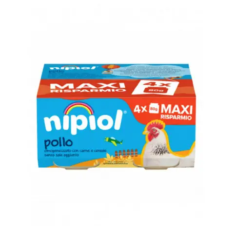 Omogenizzato Nipiol gr. 80x4 Pollo