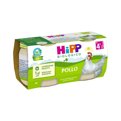 OMOGENEIZZATO CARNE BIO GR.80X2 POLLO