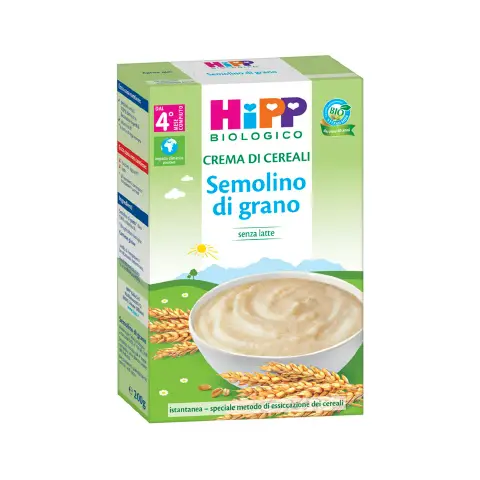Crema Bio Hipp Semolino Grano