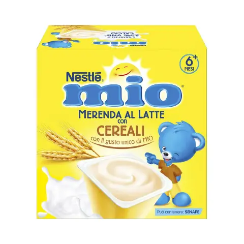 Merenda al Latte Cereali 4x100gr.