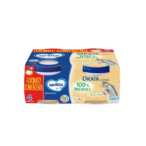OMOGENEIZZATO PESCE MELLIN GR. 80X4 ORATA