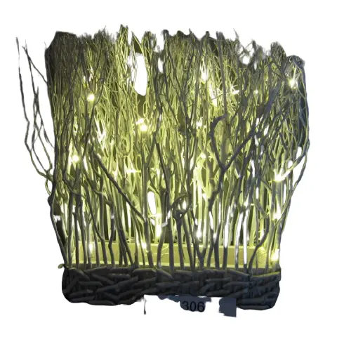 Wood Standard con Luce 40 Led Natale