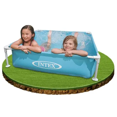 PISCINA MINI FRAME 122X122X30 CM BLU