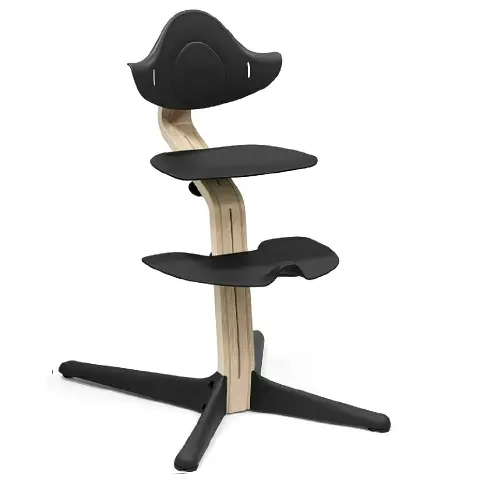 Stokke Sedia Nomi Black Faggio Naturale