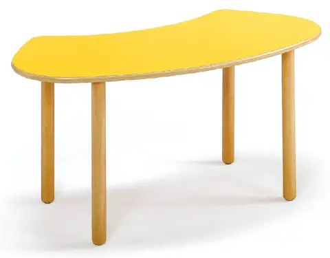 Cattedra Scuola Infanzia Onda Giallo