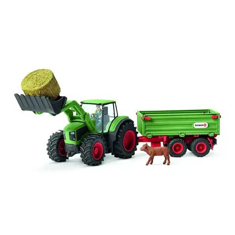 Schleich Trattore con Rimorchio