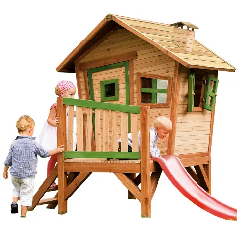 CASETTA SU PALAFITTA ROBIN CON SCIVOLO