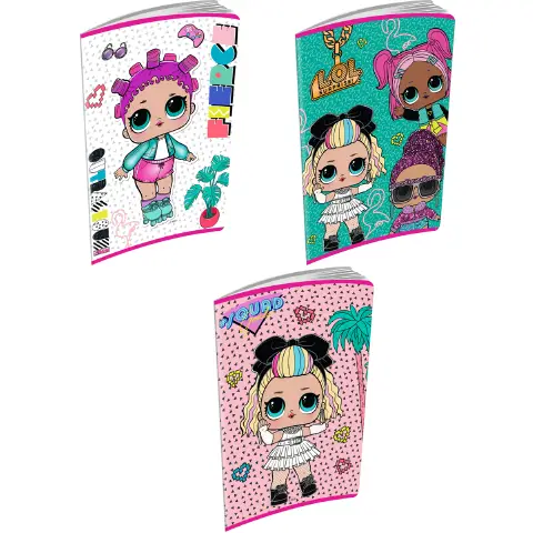 Lol Surprise Quadaderno Maxi Rigatura B - confezione 10 pz