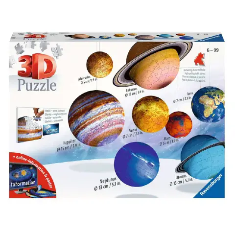 Puzzle 3D Il Sistema Planetario