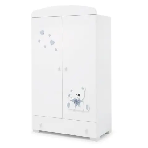 TATO ARMADIO BIANCO AZZURRO ERBESI