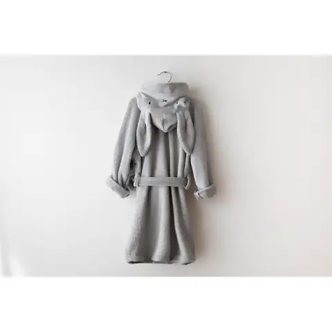 Accappatoio in Spugna Bambino 4-6 Anni Grey