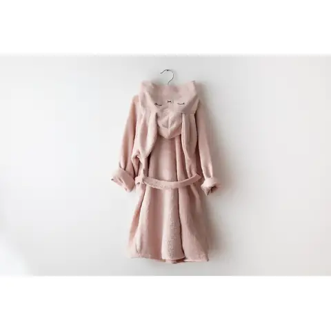 Accappatoio in Spugna Bambino 4-6 Anni Pink