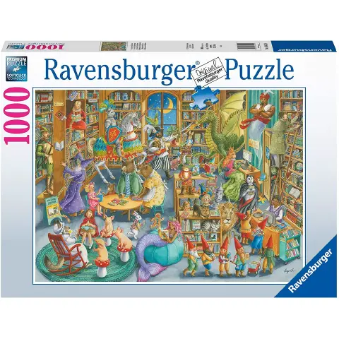 Puzzle 1000 Pezzi Mezzanotte in Biblioteca