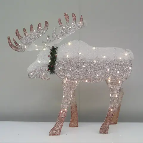 Cervo Natalizio Con 50 Led