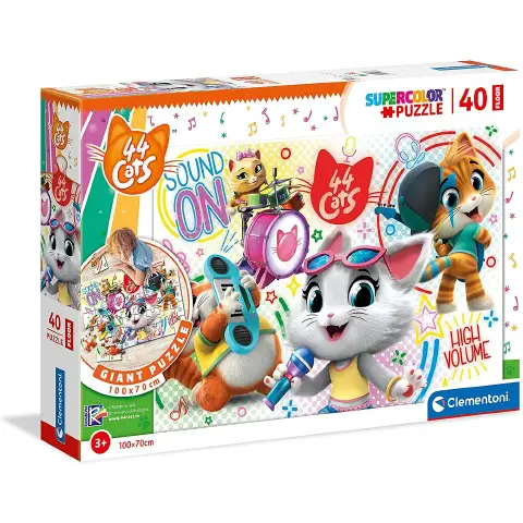 Puzzle 40 Pezzi Floor 44 Gatti