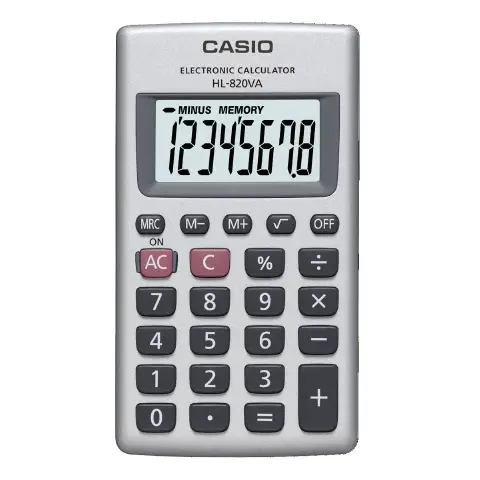 Calcolatrice Tascabile Casio HL-820VA