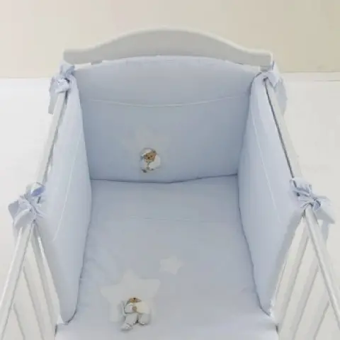 PUCCIO SET PIUMONE LETTO 4PZ AZZURRO