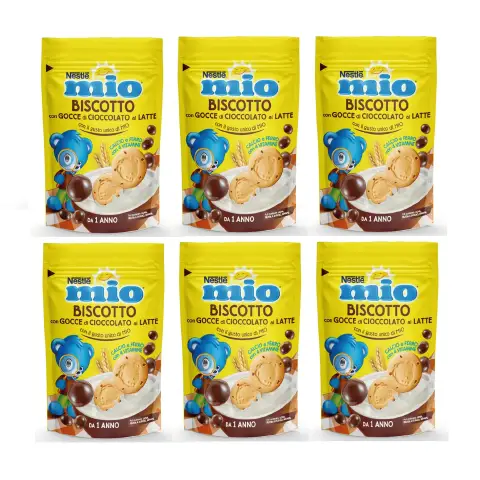 Mio Biscotto con Gocce Cioccolato 150 Gr - confezione 6 pz