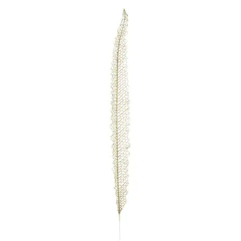 Foglia Lineare Oro Glitter H97cm