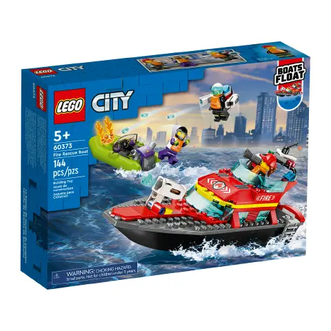 Lego City Fire Barca di Soccorso Antincendio