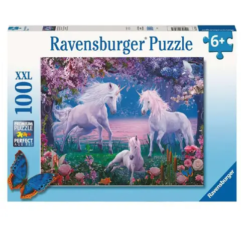 Puzzle 100 Pezzi XXL Unicorni Incantati