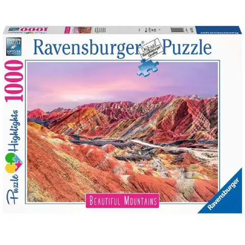 Puzzle 1000 Pezzi Montagne Arcobaleno Cina