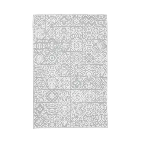 Tappeto Shiraz Bianco/Grigio 180x270