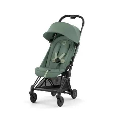 PASSEGGINO COYA MATT BLACK LEAF GREEN