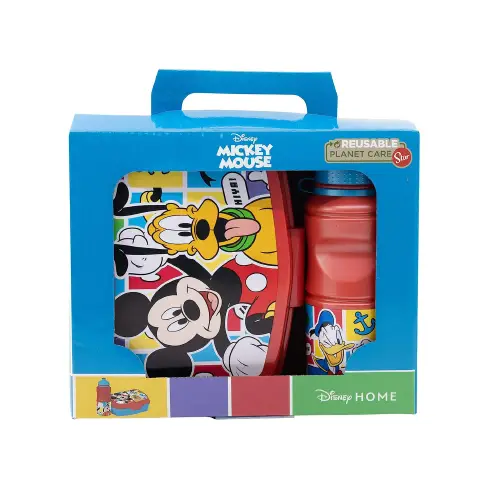 Mickey Gift Box Borraccia e Portamerenda