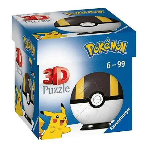 Puzzle 3D Pokeball Nera