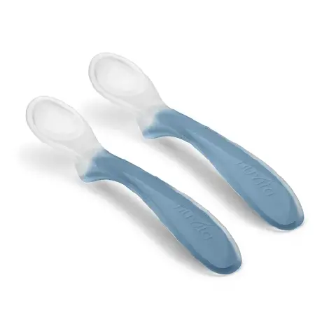Set 2 Cucchiai in Silicone Powder Blu