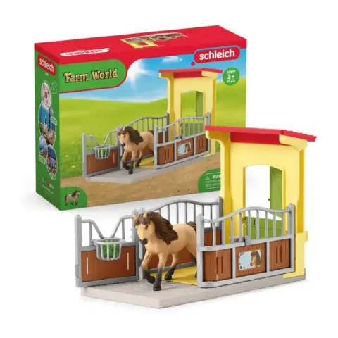 Schleich Pony Box con Stallone Islandese