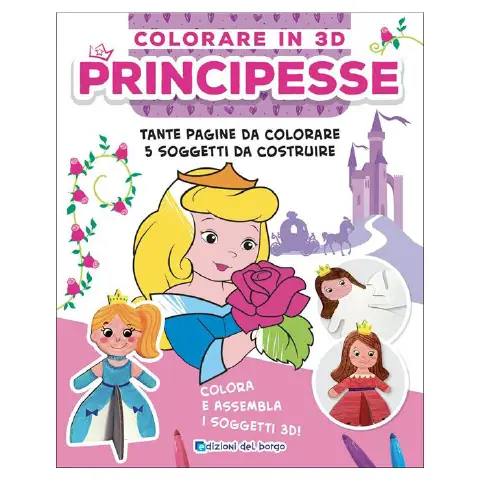 Colorare in 3d - Principesse
